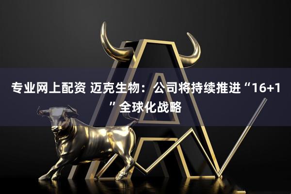 专业网上配资 迈克生物：公司将持续推进“16+1”全球化战略